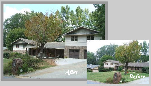 Garage Building Before and After