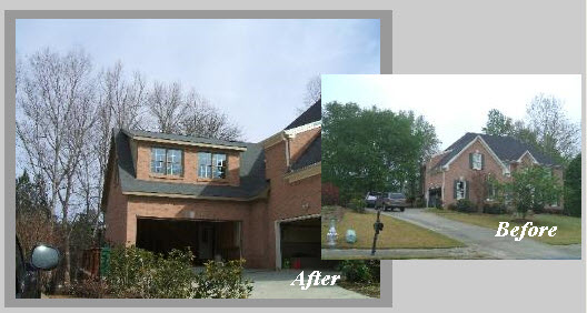 Garage Building Before and After