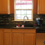 Finished Kitchen Sink Picture and Granite and Tile Installation Dayton Ohio