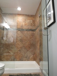 Tile Shower In Ohio Basement