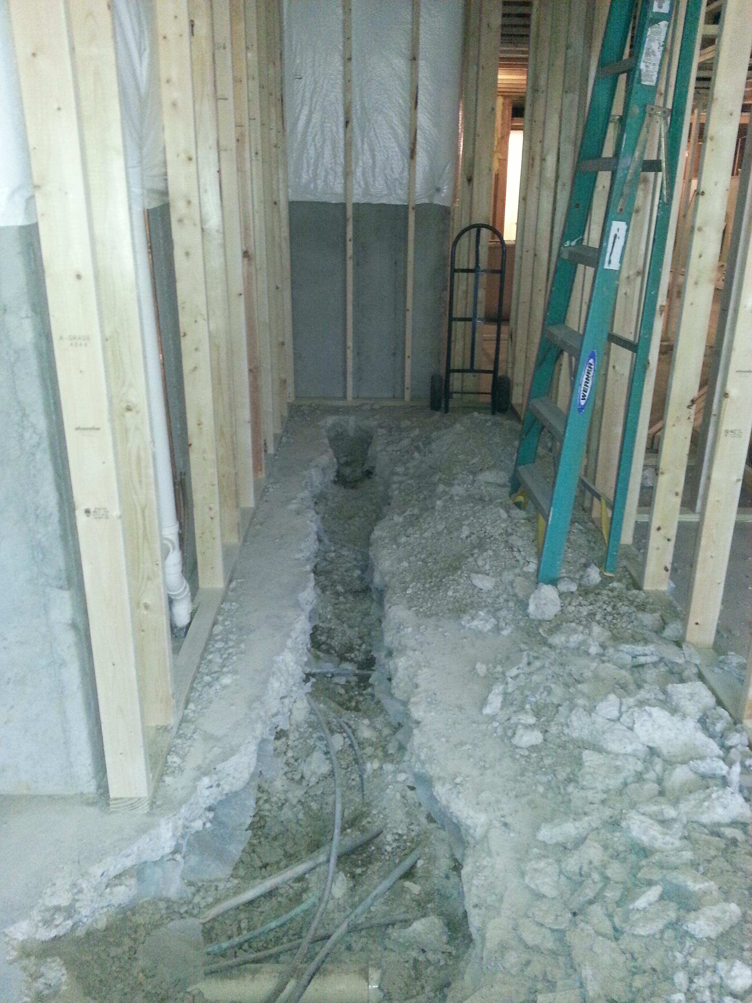 Getting Ready For Drain Installation