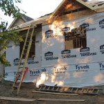 Front picture of addition framing