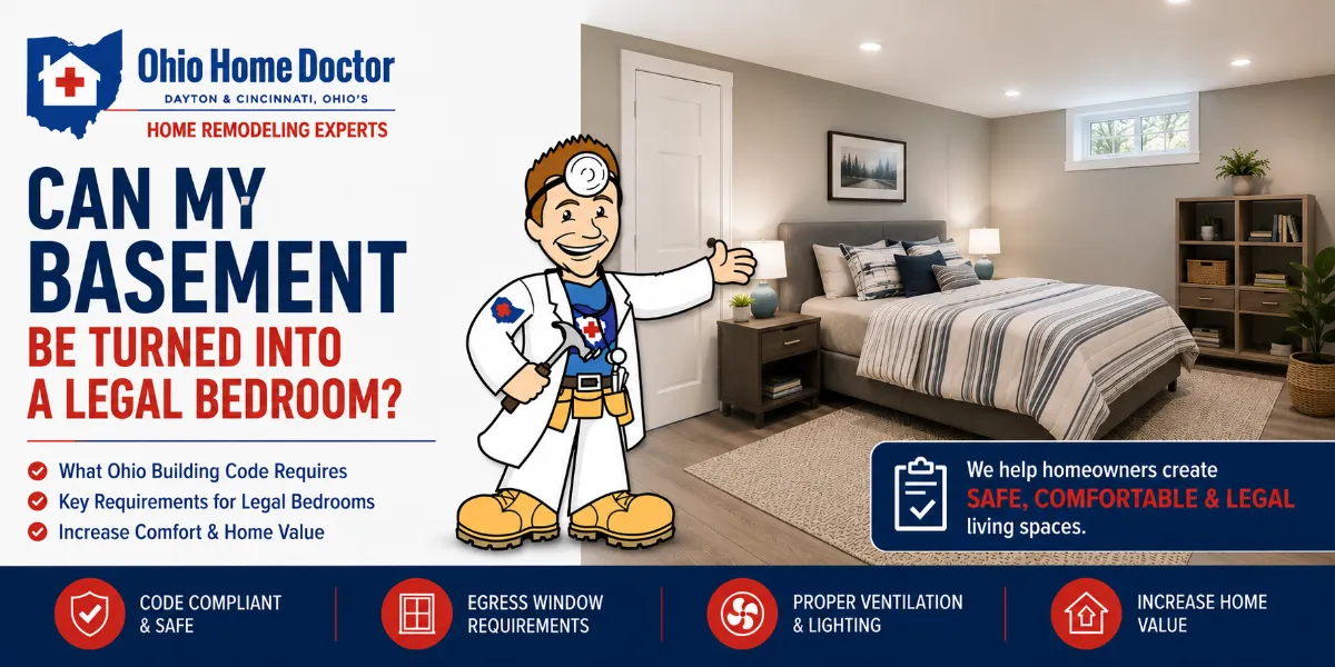 Can my basement become a bedroom?