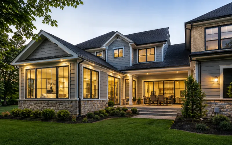 Home Addition Construction in Dayton, Ohio.