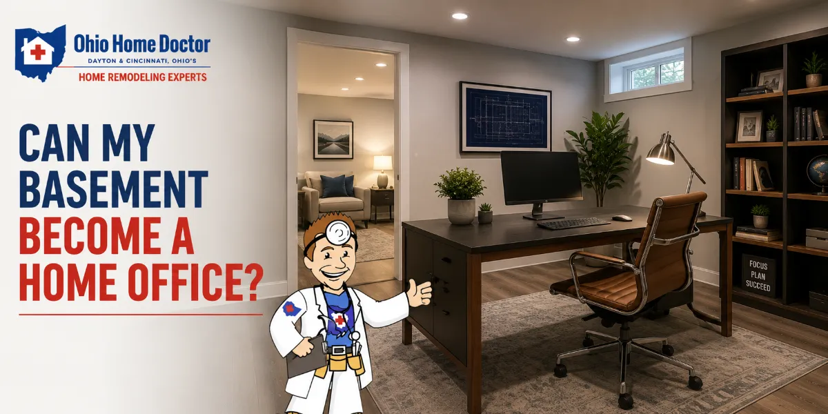 Can my basement become a home office?