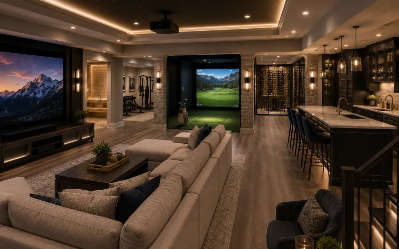 Luxury Basement Remodel