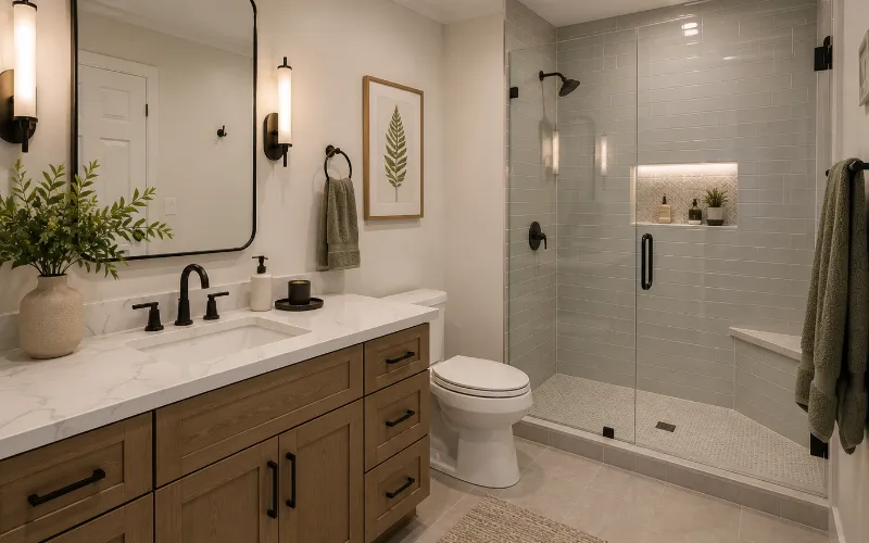 Mid Range Bathroom Remodel