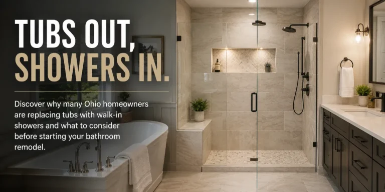 Why Ohio homeowners are looking to complete Tub to shower conversions
