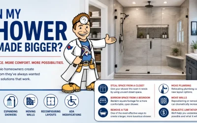 Can My Shower Be Made Bigger?