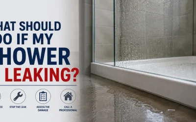 What to do if shower leaks?
